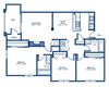 3.2A floorplan 3.2A floorplan at The Crossings at Russett, Maryland, 20724